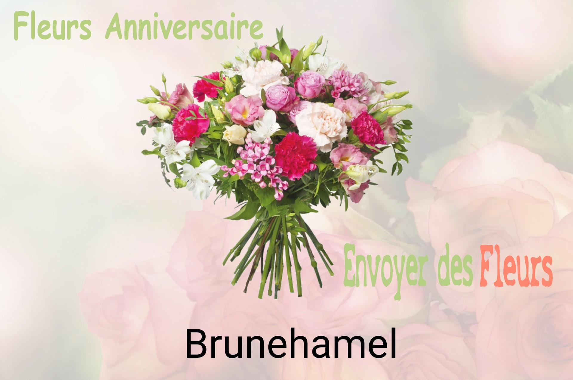 Bouquet de fleurs d’anniversaire livré à Brunehamel